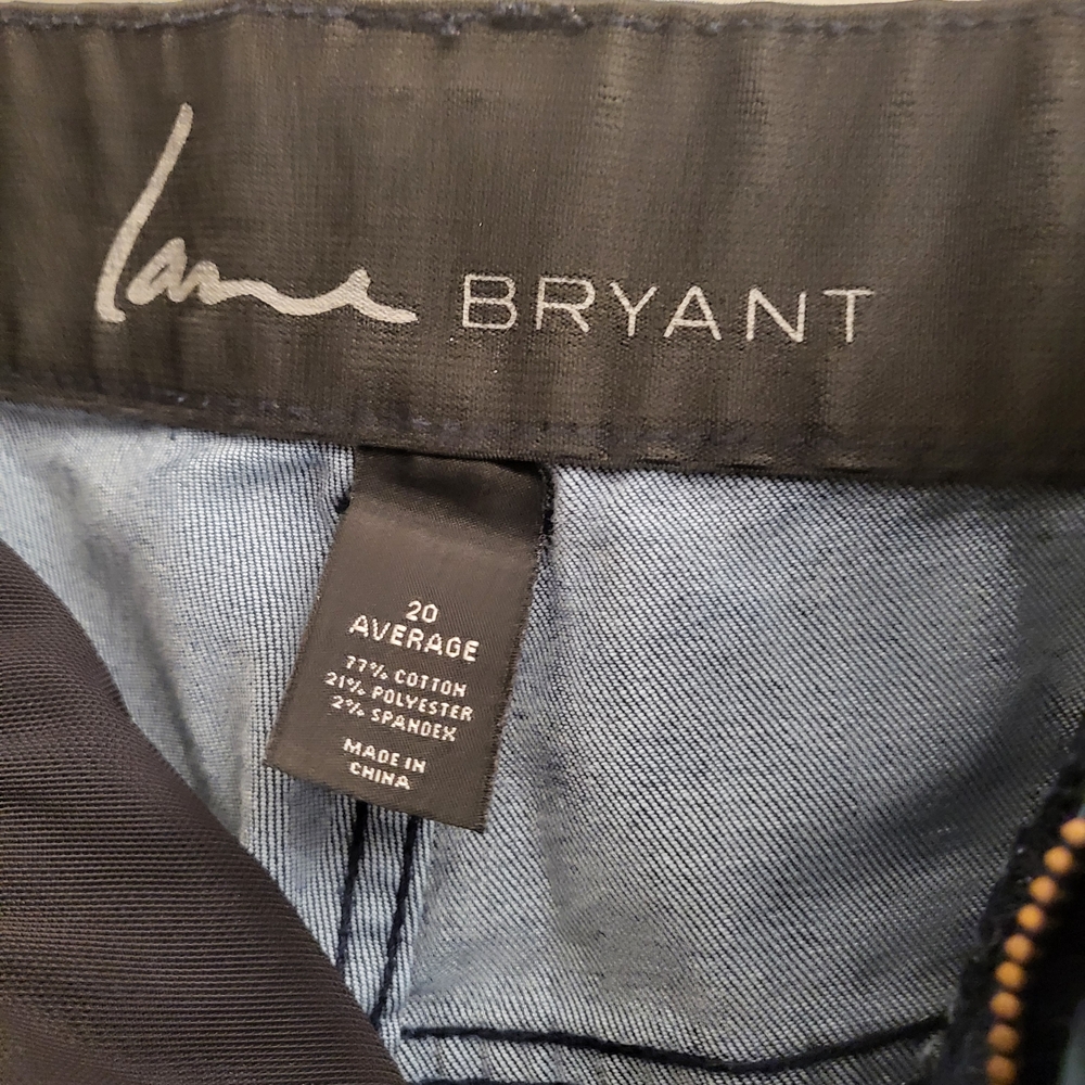 Lane Bryant Women's Straight Leg Jeans - Dark Blue - Picture 3 of 3